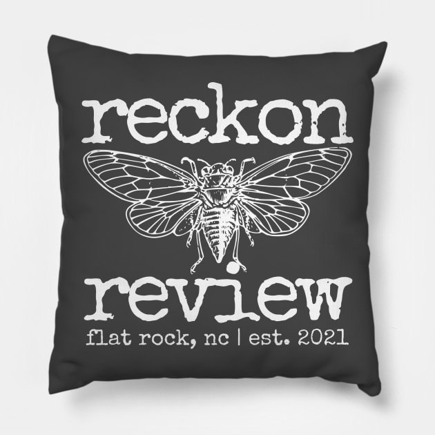 Born in Flat Rock - White Pillow by Reckon Review