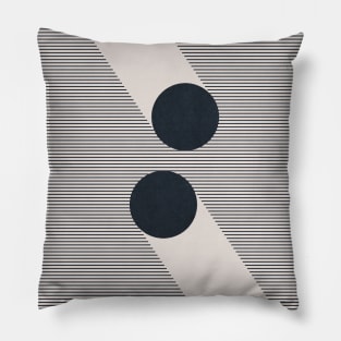 Mid-century modern geometrical composition Pillow