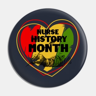 Nurse Black History Month Love Pin