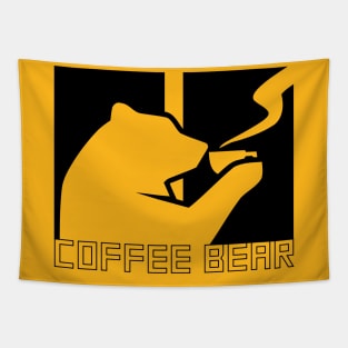 Coffee Bear Tapestry