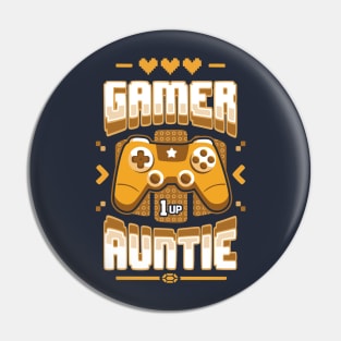 Gamer Auntie Pin