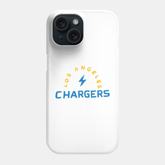 Los Angeles Chargeeees 03 Phone Case by Very Simple Graph