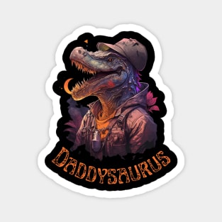 Daddysaurus - for dinosaur loving father Magnet