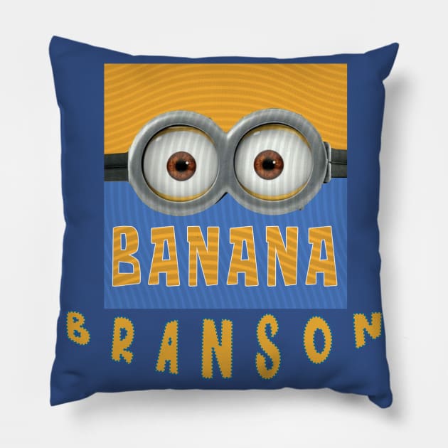 MINIONS USA BRANSON Pillow by LuckYA