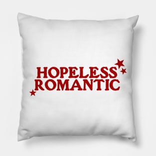 Hopeless Romantic Funny Book Sweatshirt, Y2K Aesthetic Librarian Sweatshirt,Book Lover Gift Pillow