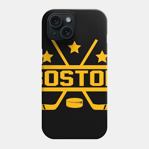 Boston Hockey Phone Case by CasualGraphic