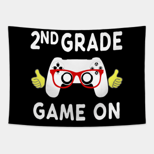 2nd Grade Gamer T Shirt Video Games Back To School Tapestry