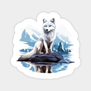 Arctic Fox Magnet