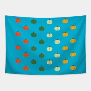 Mini Autumnal Pumpkins Pattern Tapestry