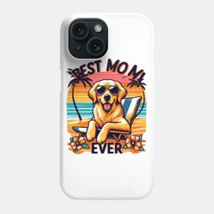 dogs and a mom funny Phone Case