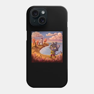 Kitten traveler Phone Case