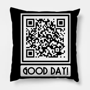 Rick Roll QR Code Pillow