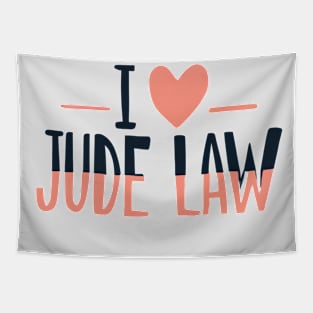 I Love Jude Law Tapestry