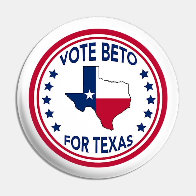 Vote Beto for Texas State Pin by epiclovedesigns