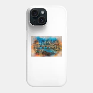 The Ponte Vecchio in Florence Phone Case