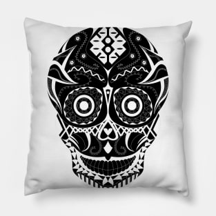 negative zone skull mask ecopop Pillow