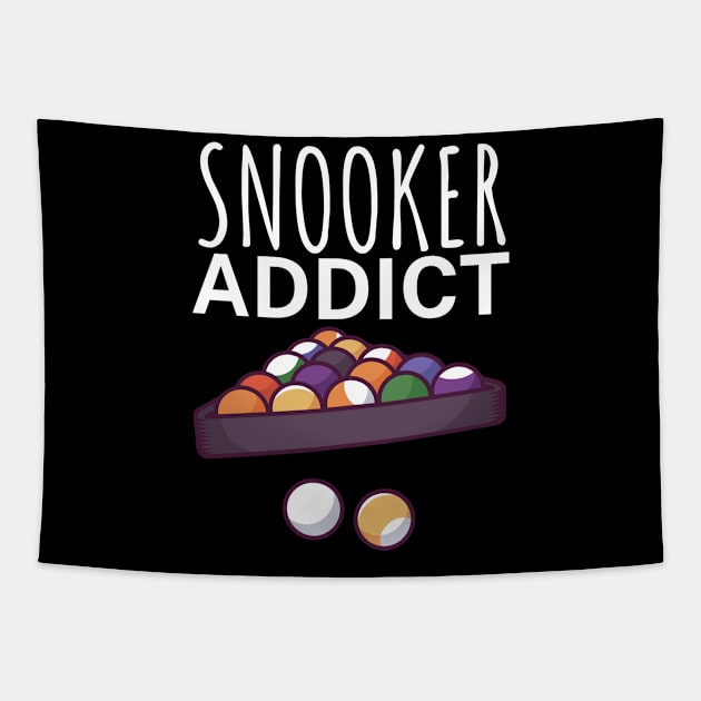 Snooker addict Tapestry by maxcode