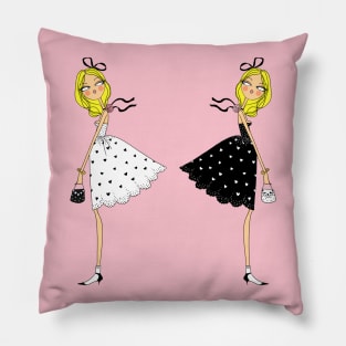 Twin girls Pillow