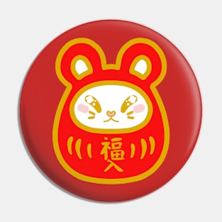 Mouse Daruma 2023 Pin