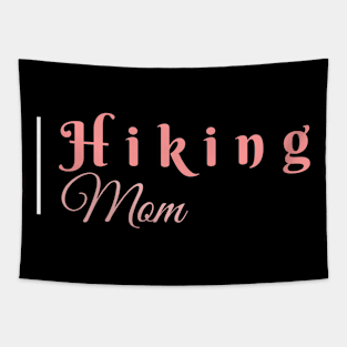 HIKING MOM (DARK BG) | Minimal Text Aesthetic Streetwear Unisex Design for Fitness/Athletes/Hikers | Shirt, Hoodie, Coffee Mug, Mug, Apparel, Sticker, Gift, Pins, Totes, Magnets, Pillows Tapestry