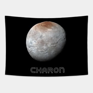 Charon moon of Pluto Tapestry