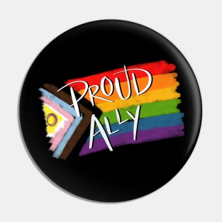 Proud Ally (2021 Progress Flag) Pin