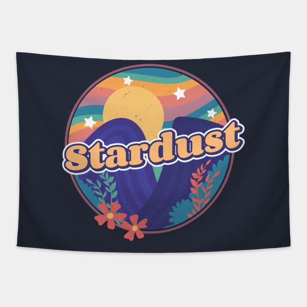 Stardust - Vintage Retro - Bohemian Style Tapestry by Motro Style