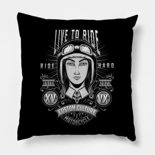 Live To Ride Pillow