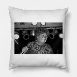 Koko Taylor BW Photograph Pillow