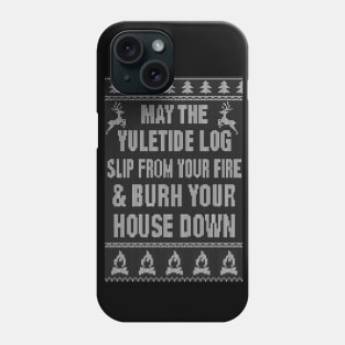 Blackadder Yultide log Phone Case