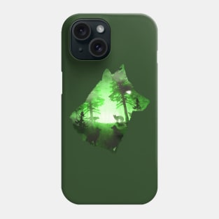 Green Wolf Phone Case