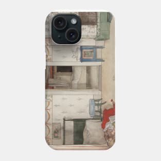 Brita's Forty Winks. From A Home by Carl Larsson Phone Case