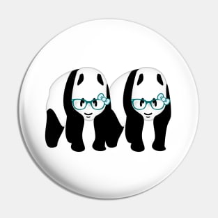 Gay Pride Pandas Pin