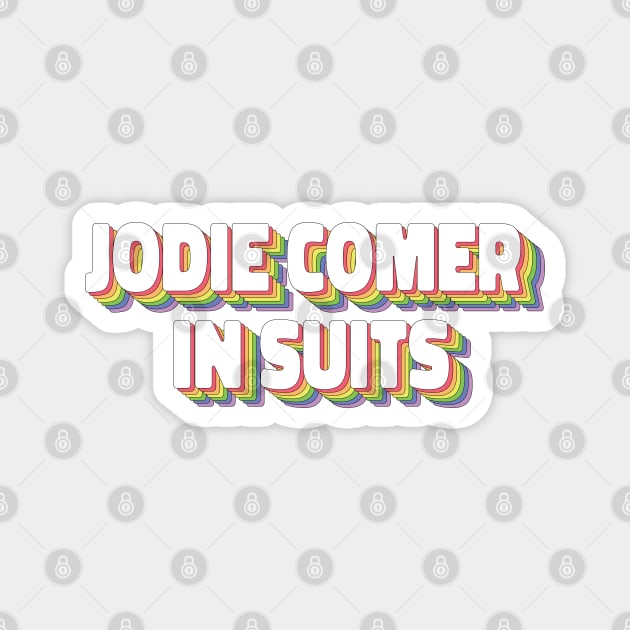 Jodie Comer in suits Magnet by ColoredRatioDesign