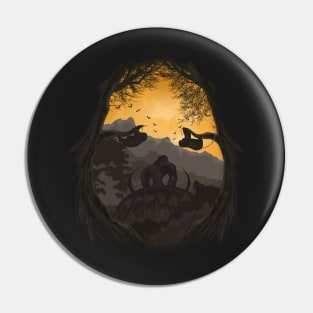 Ape Paradise Pin