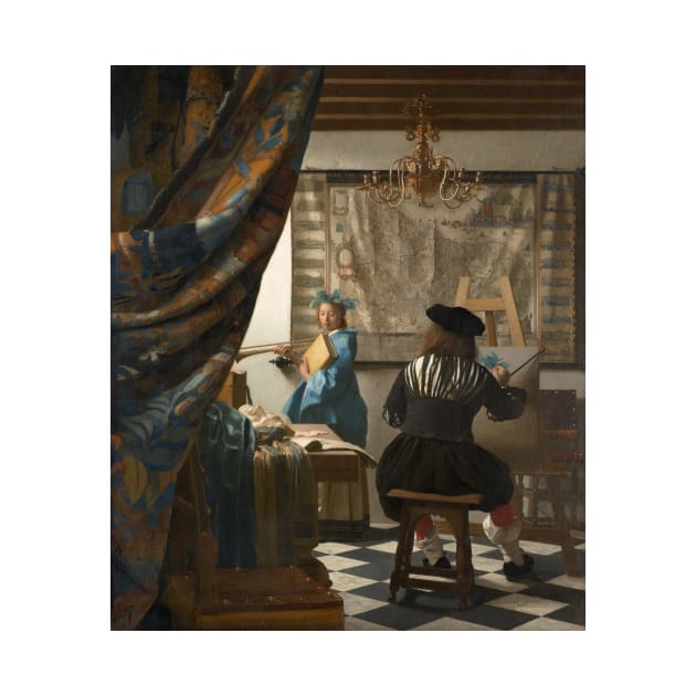 The Art of Painting by Jan Vermeer by Classic Art Stall