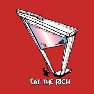 Eat the Rich Gallows Guillotine T-Shirt