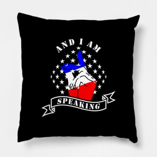 01 - And I Am Speaking Pillow