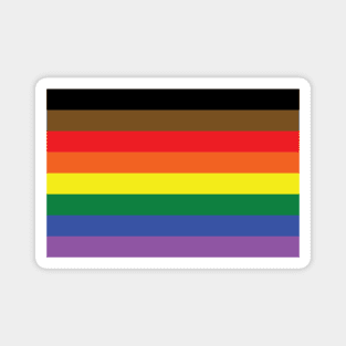 Philadelphia People Of Color Inclusive Flag Magnet