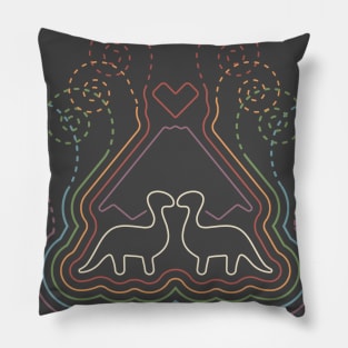 Dino Love Pillow