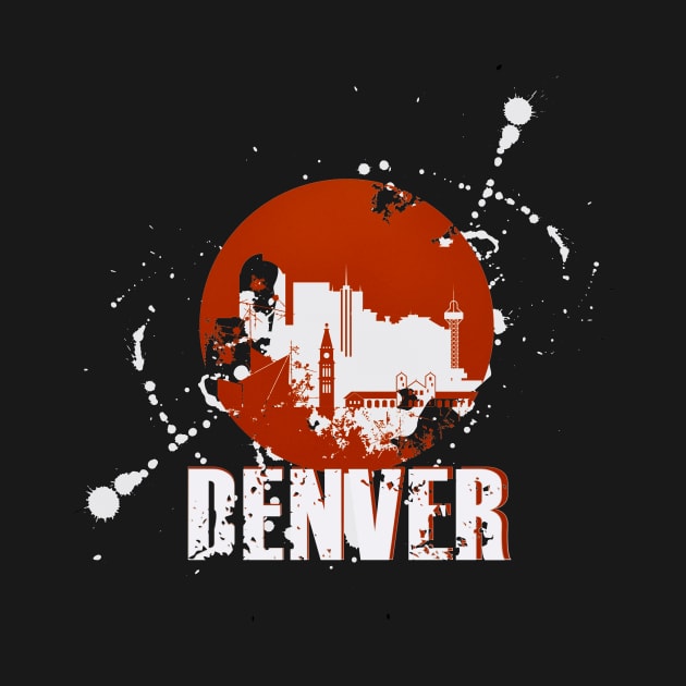 Denver skyline by DimDom