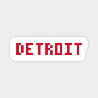 Pixel Hockey City Detroit 2017 Magnet