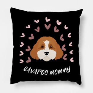 CAVAPOO MOMMY. Cute cavapoo puppy. Dog Lover Pillow