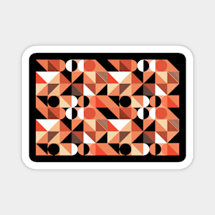 Beautiful colored geometric shapes Magnet