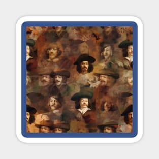 Rembrandt Paintings Mashup Magnet