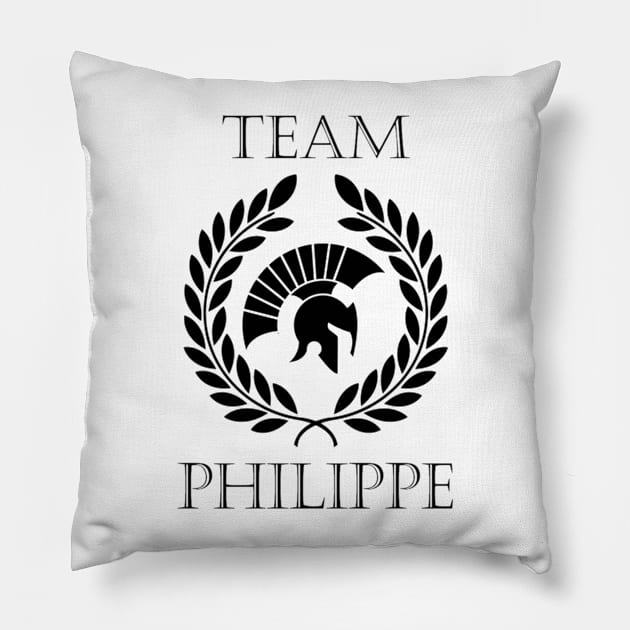 Team Philippe Badge Pillow by LescostumesdeM