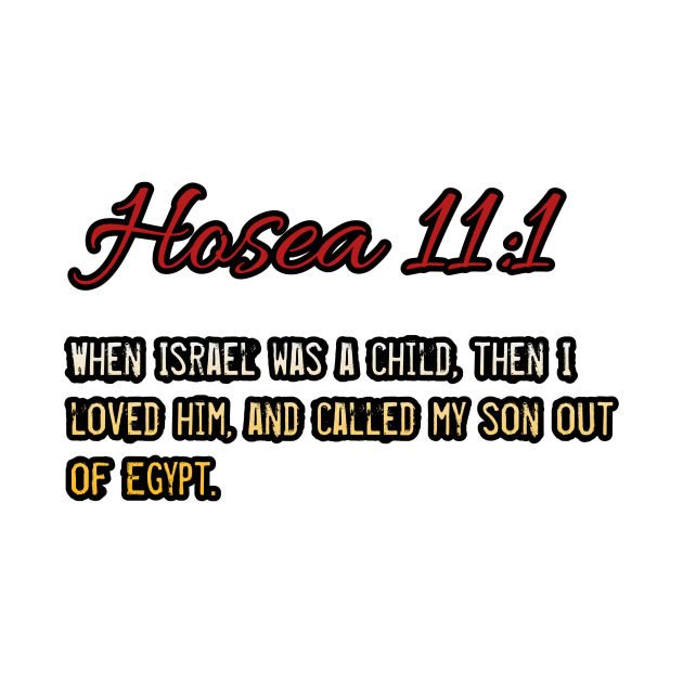 Hosea 11:1 by Yachaad Yasharahla