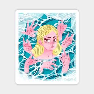 Lady In the Water Magnet