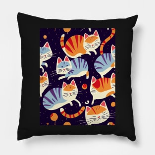 Colorful Cats. Perfect gift for Cats Lovers or for National Cat Day, #18 Pillow