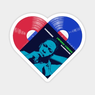 Coltrane Jazz Vinyl Heart In Color Magnet